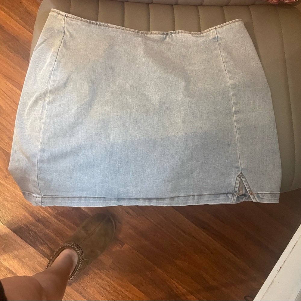 Wild Fable Blue Mini Pencil Skirt Casual